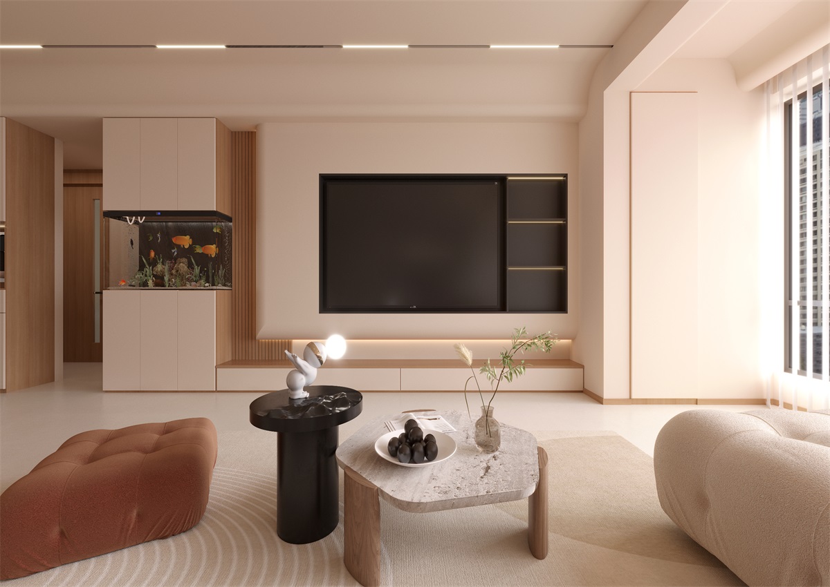 中海九樾143㎡ | 原木奶油風的家，越看越愛！