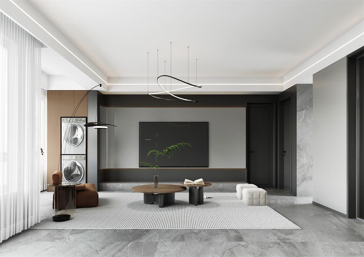 國府壹號| 驚艷！147㎡黑色簡約家，又A又颯高級感直接拉滿