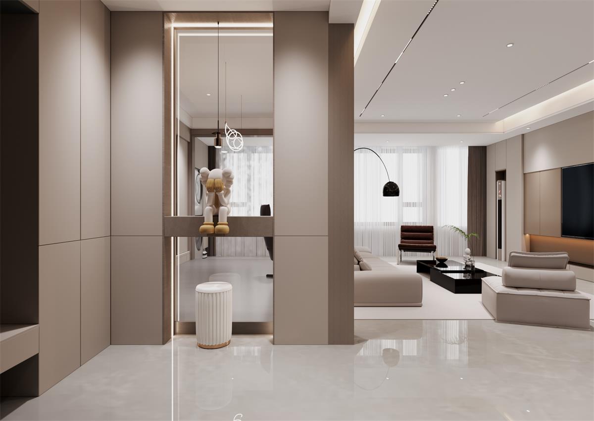 玉庭華府146㎡ | 自帶高級感的意式極簡家，一進門就想哇塞！