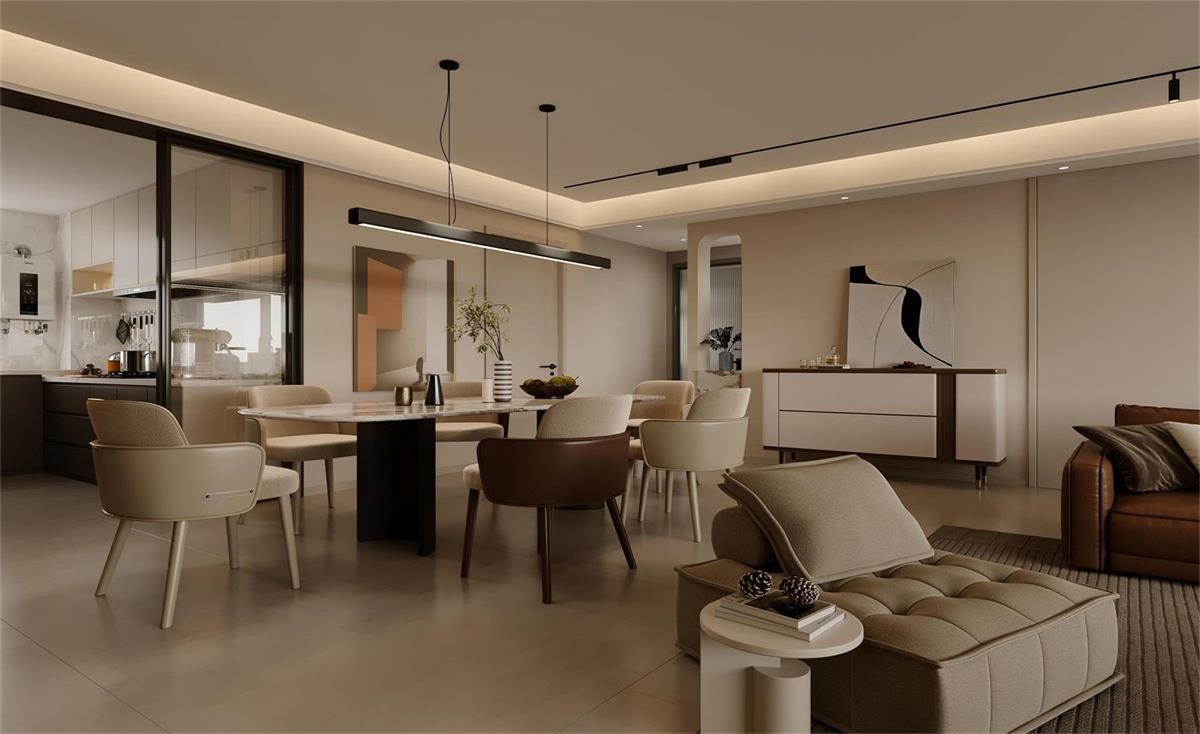 中海華樾 | 現(xiàn)在裝修都內(nèi)卷成這樣了？！從玄關(guān)就開始美哭的143㎡現(xiàn)代風