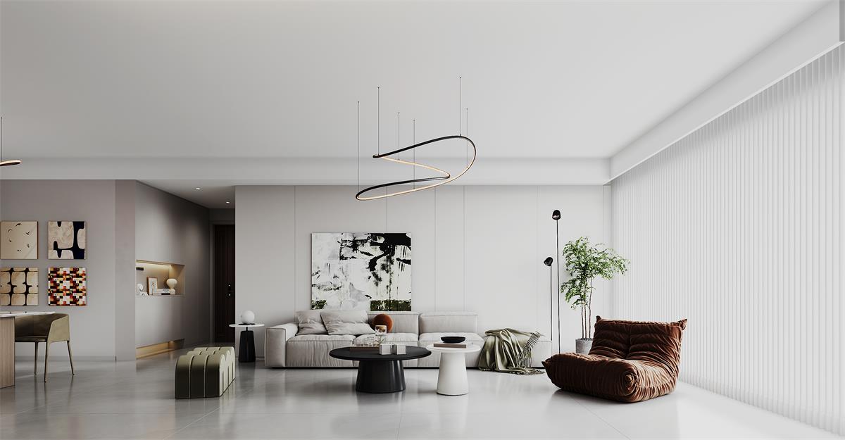 寧房云筑129㎡ | 裝修的盡頭原來是極簡！家越簡單越高級~