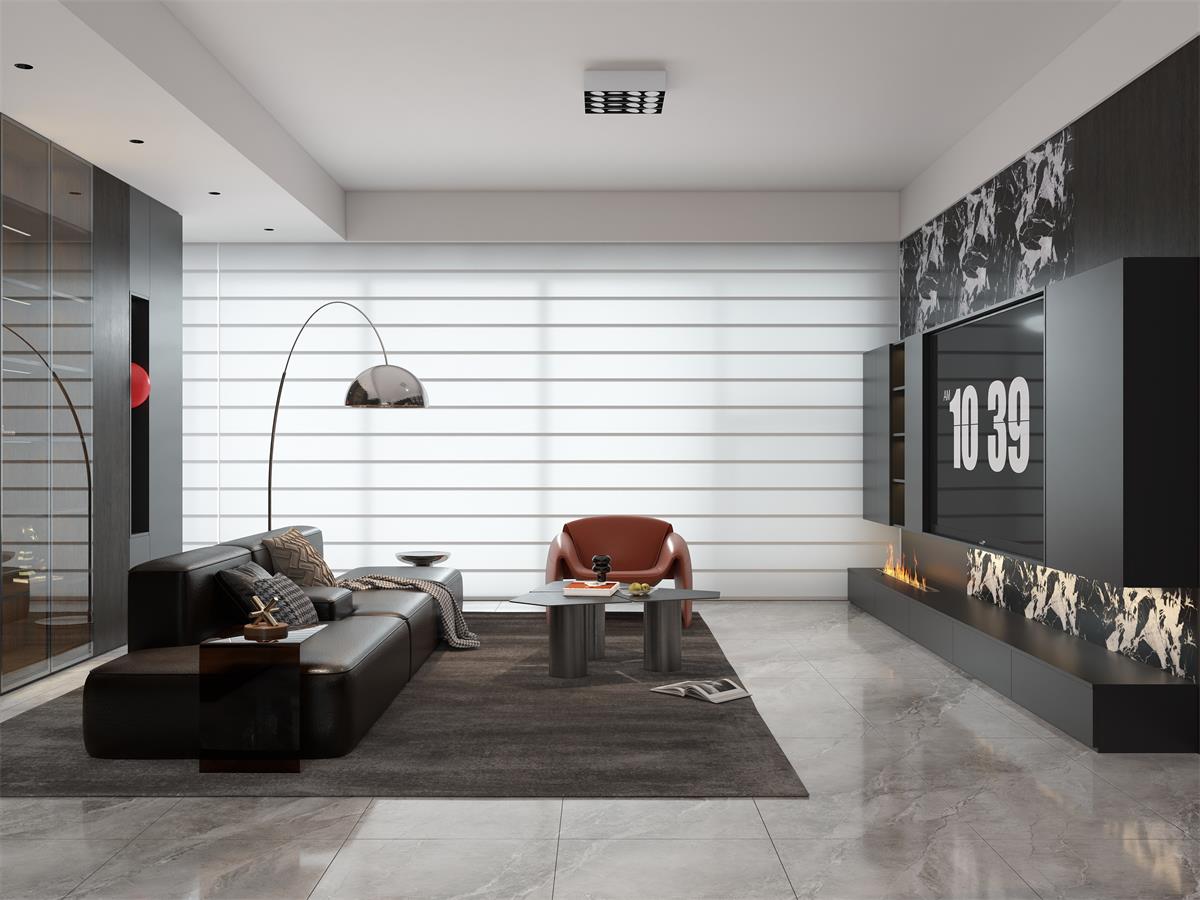 萬科錦曜 | 暗黑美學(xué)天花板！他家129㎡意式風(fēng)太驚艷了！