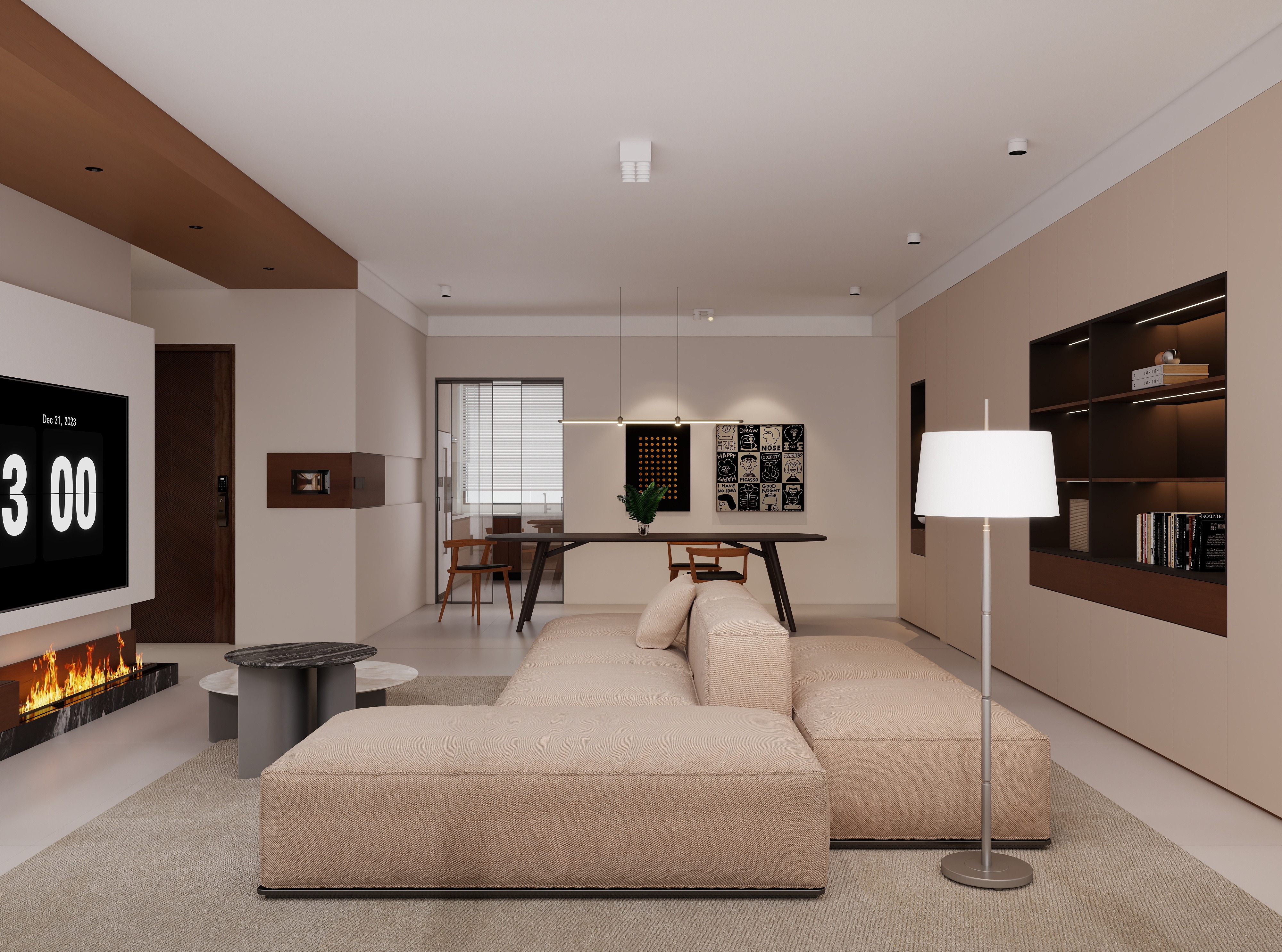 民生北府143㎡ | 極簡主義的生活哲學(xué)，在市中心過上隱居生活~