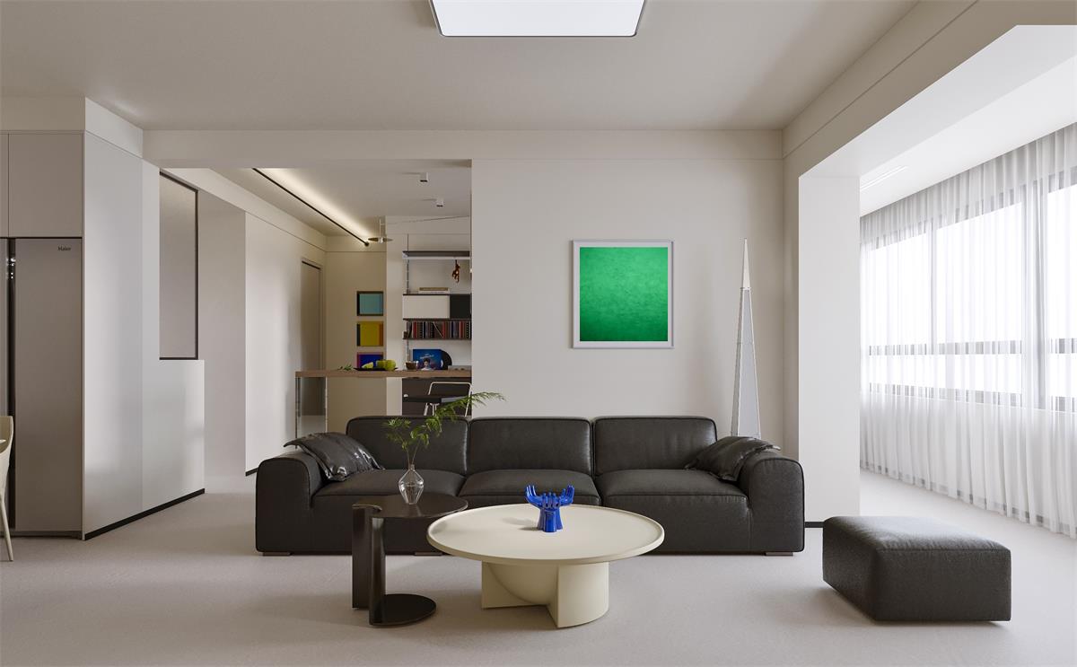 金地自在城 | 零零后獨(dú)居109㎡極簡家，全開放設(shè)計驚艷到我了！換你也上癮~