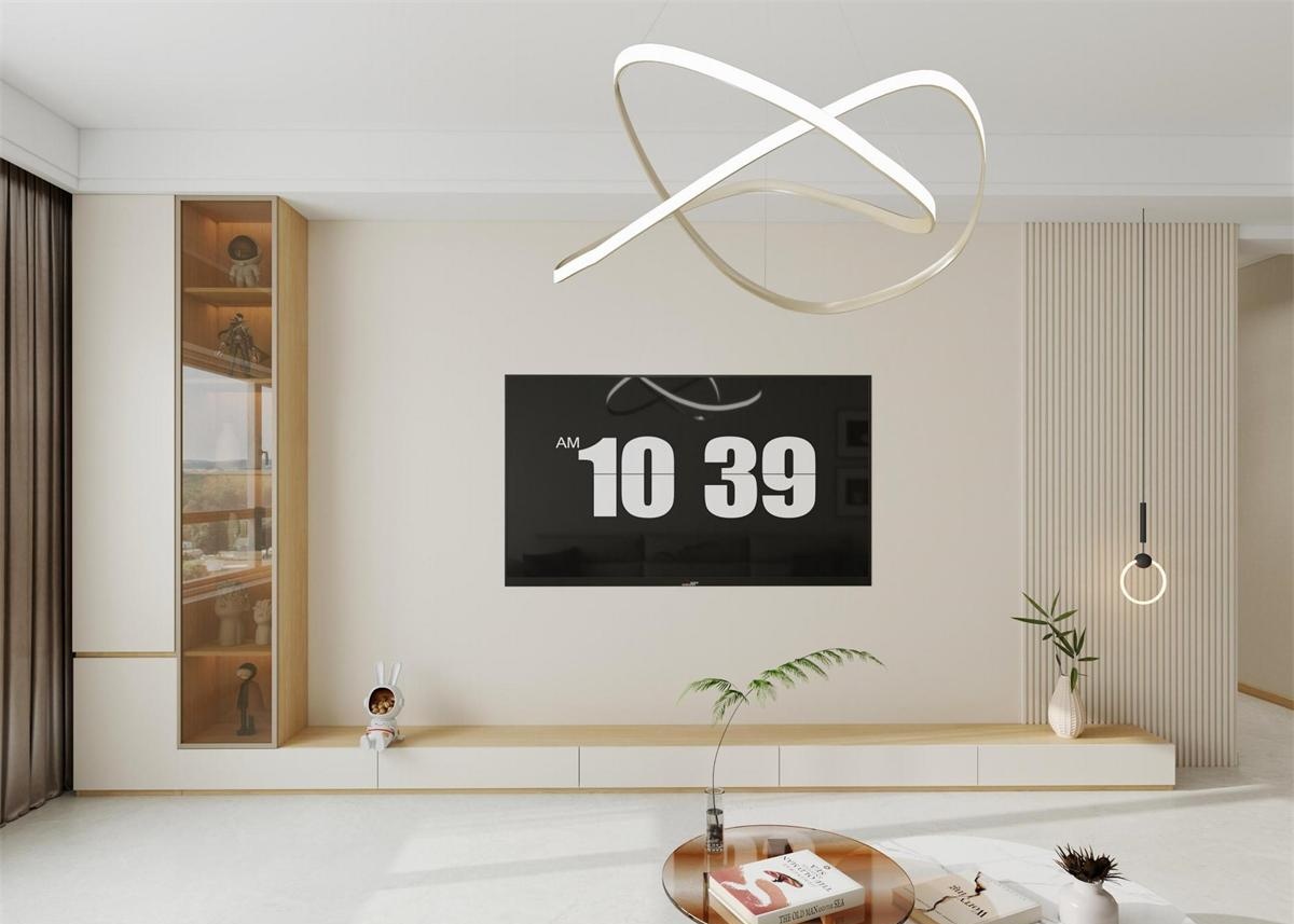 魯銀瀧璽126㎡ | 溫柔感溢出屏幕！『簡約+奶油』看一百遍也不膩