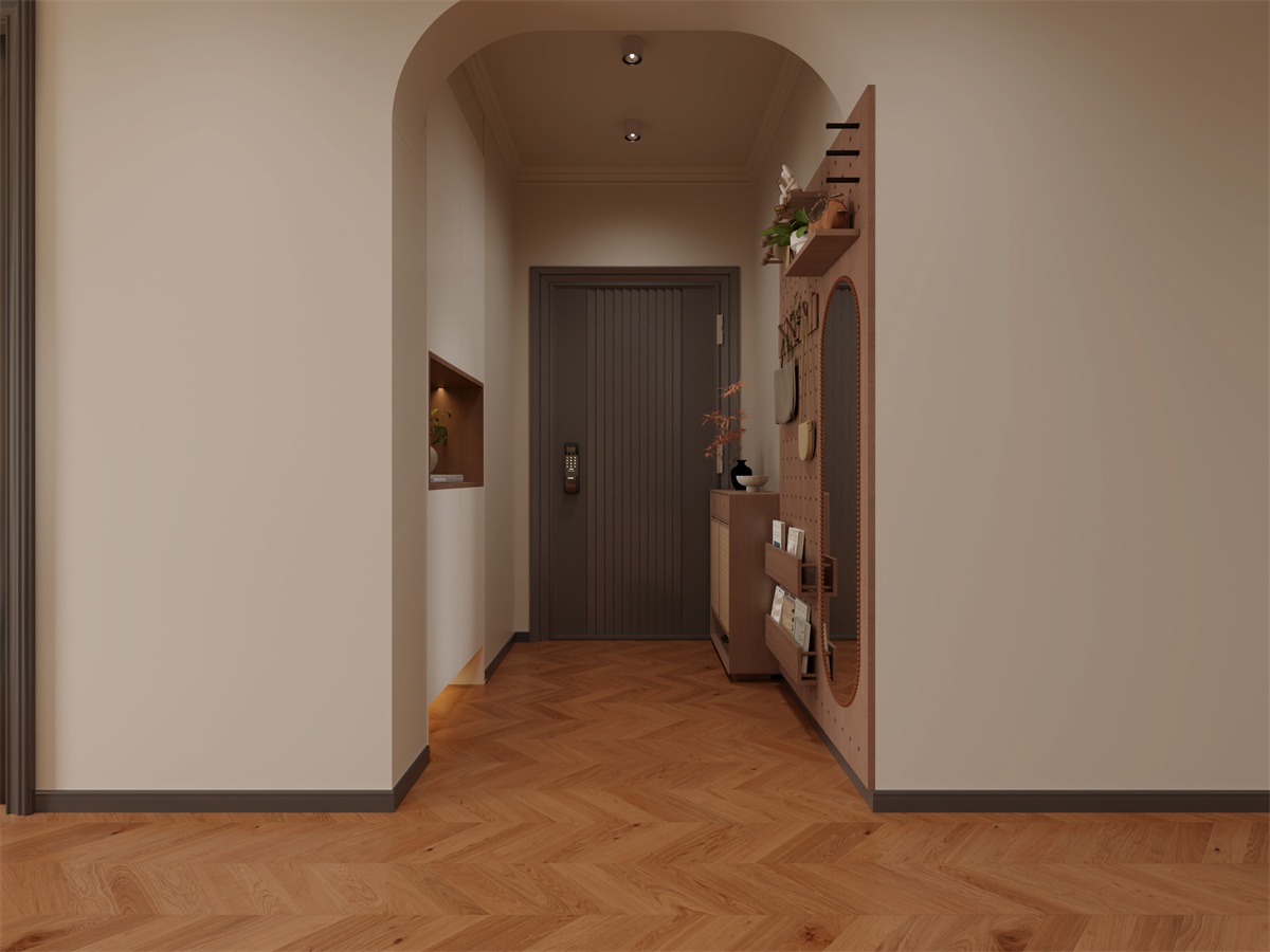 閱海萬家110㎡ | 奇葩戶型爆改中古風治愈美家！推門第一眼就驚艷！