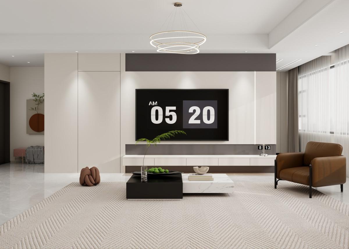 玉庭華府 | 135㎡現(xiàn)代簡(jiǎn)約風(fēng)，給生活做減法，舒適加倍！