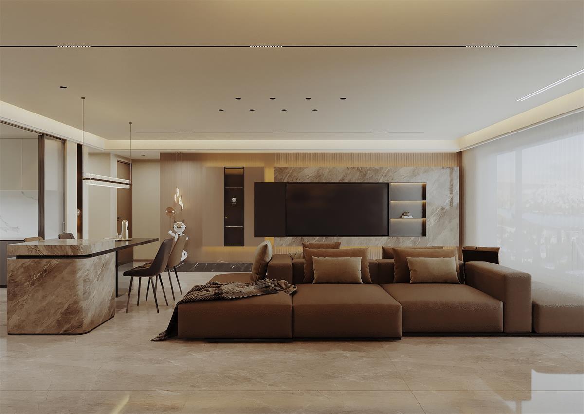 中恒央御143㎡ | 朋友說：品味不錯哦！你家意式輕奢風顯貴又好看