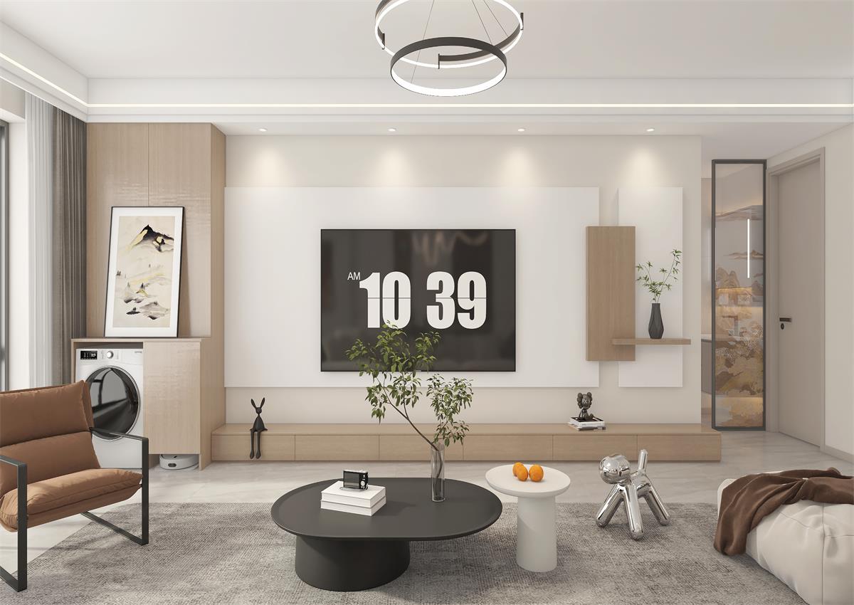 紫辰府128㎡ | 『奶油風(fēng)』不是刷個大白墻！溫馨、顯大、好打理才是核心！