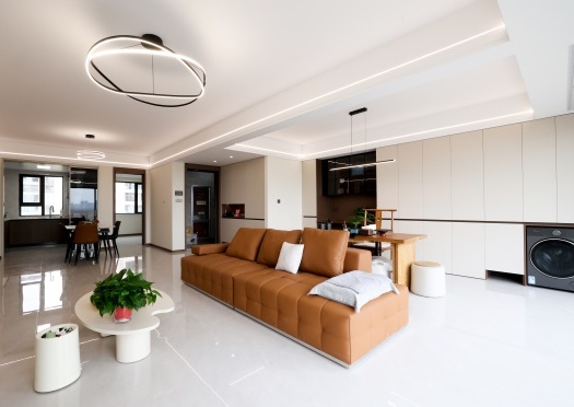 實(shí)景首發(fā) | 不做網(wǎng)紅造型！這套133㎡簡約風(fēng)的家，治愈往后余生~