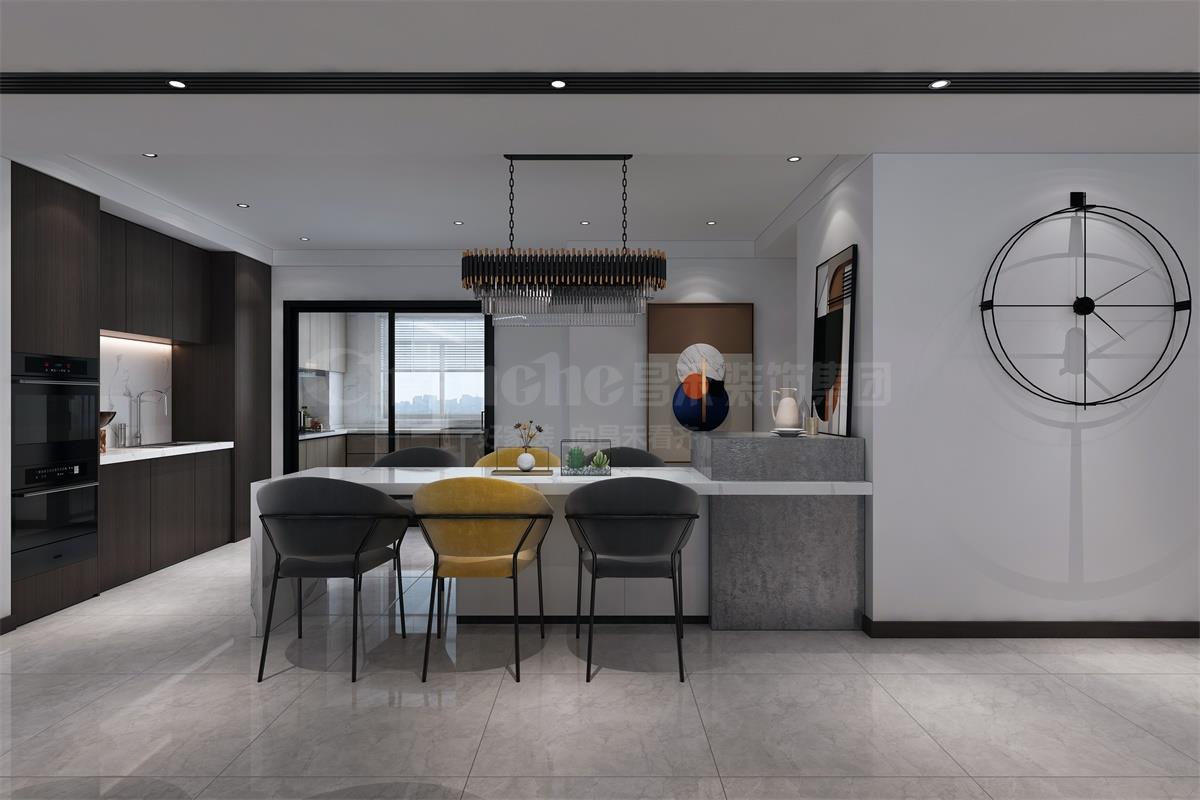 江南賦170平米現代裝修風格裝修效果圖