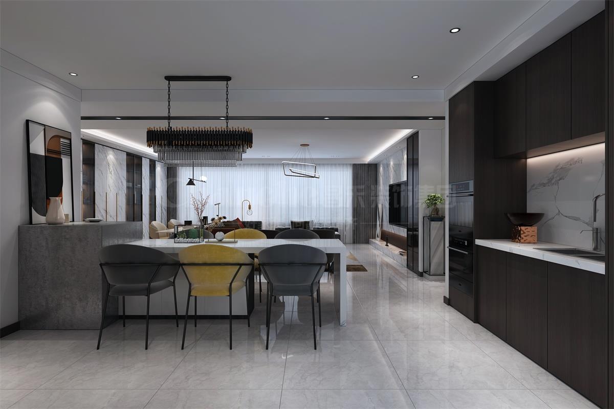 江南賦170平米現代裝修風格裝修效果圖