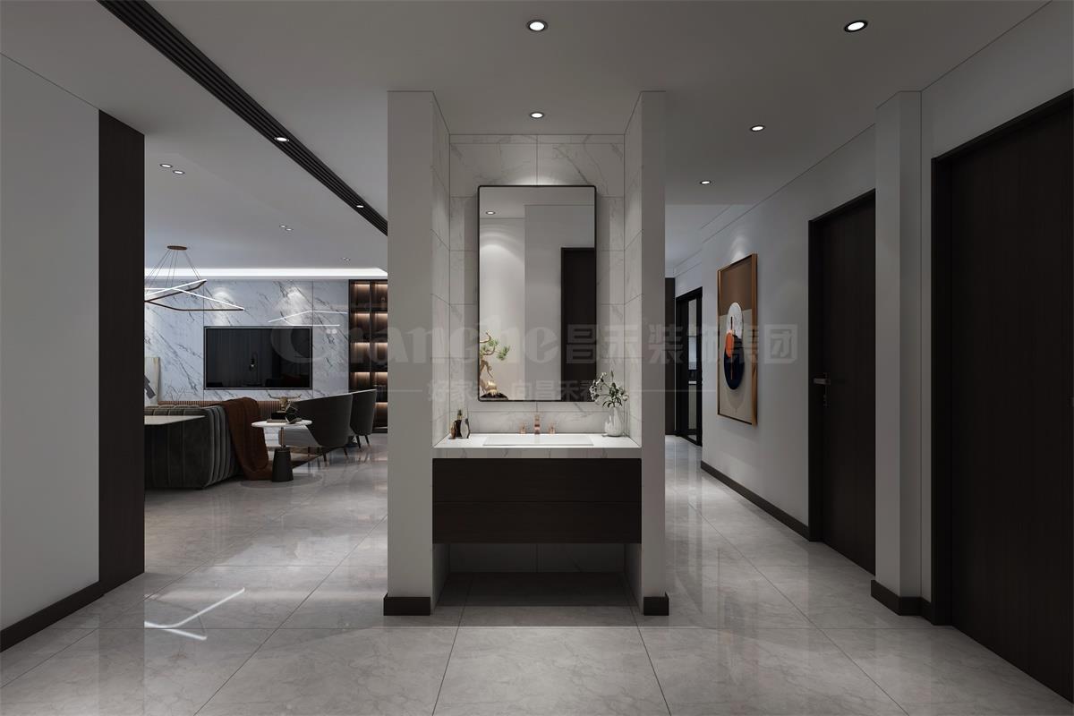 江南賦170平米現代裝修風格裝修效果圖